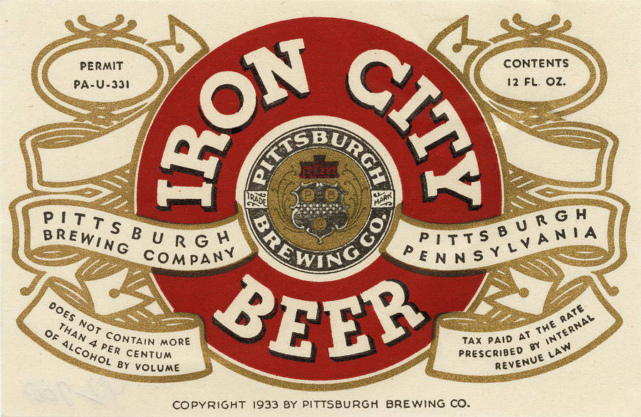 Iron City Beer Photograph by Vintage Pix