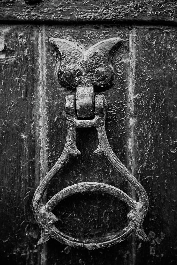 Iron Door Knocker Photograph by Allan Morrison