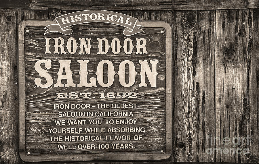 Iron Door Saloon 1852 Photograph by David Millenheft