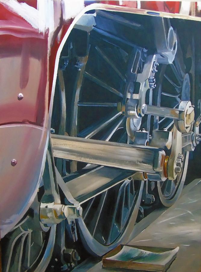Iron Horse Painting by Terence R Rogers