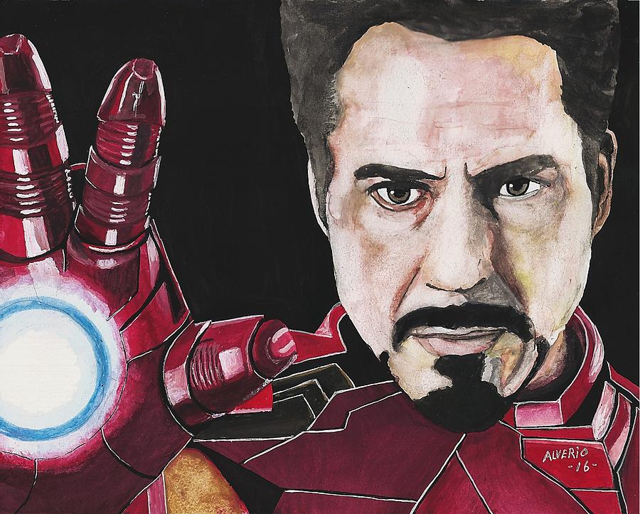Iron Man Painting by Edwin Alverio