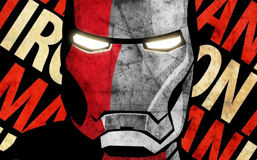 Iron Man Movie Digital Art - Iron Man by Maye Loeser