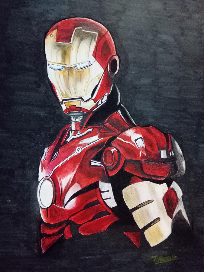 Iron man Painting by Utkarsh Khare - Fine Art America