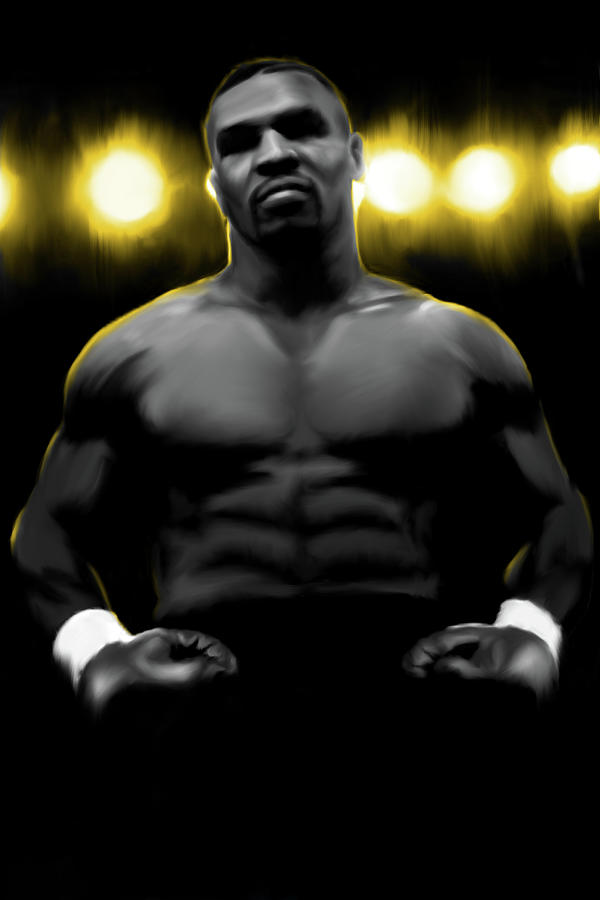 IRON Mike Tyson Digital Art by Donald Lawrence