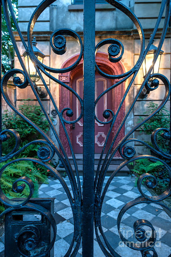 Iron Scroll Entrance Photograph