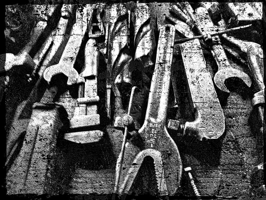 Iron Tools Photograph by Joan Reese
