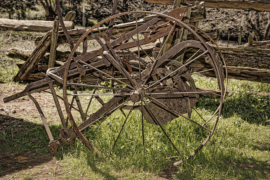 Iron Wheel Photograph by Jim Thompson