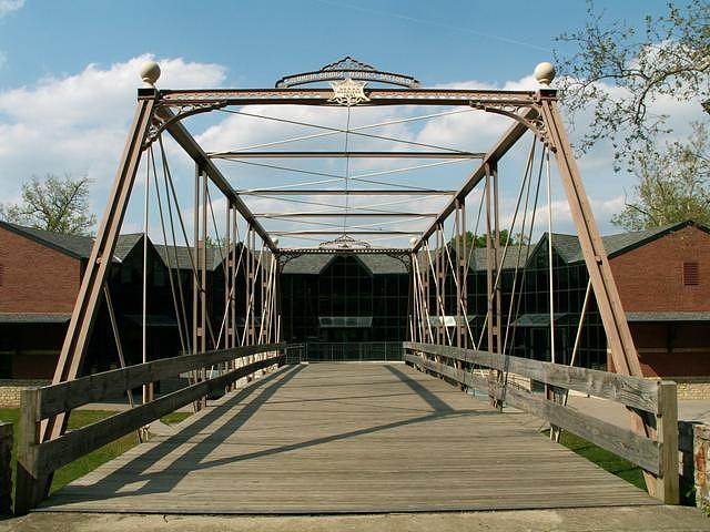 Ohio Photograph - Iron Works Bridge by Courtney Sparks