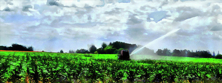 Irrigation Digital Art by Leslie Montgomery