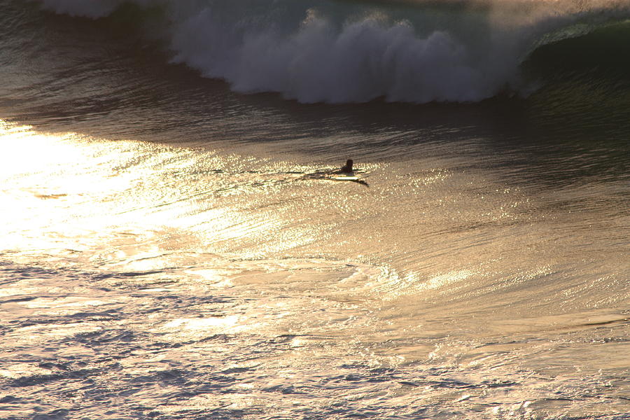 Is the wave Photograph by Angel Jesus De la Fuente