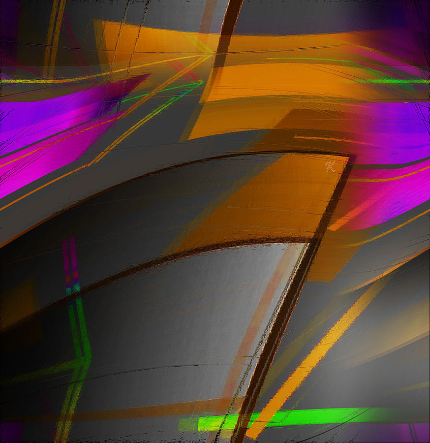 Abstract Digital Art - Is This My Ship Coming In by John Krakora