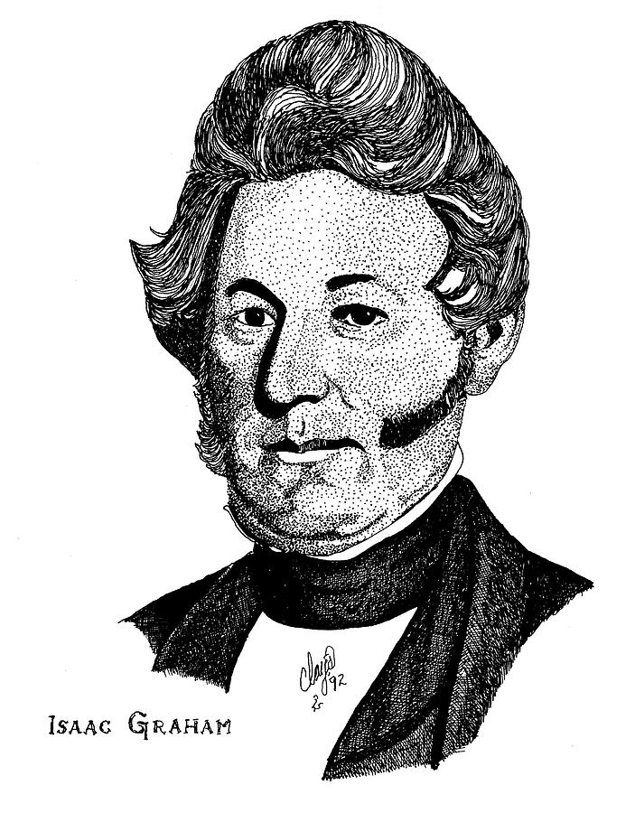 Isaac Graham Drawing by Clayton Cannaday Fine Art America