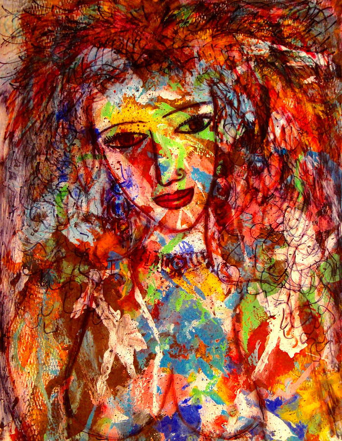 Isabel Mixed Media by Natalie Holland
