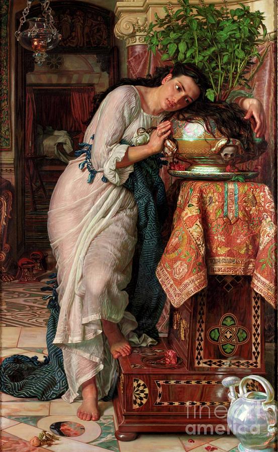 Isabella And Pot Of Basil Painting