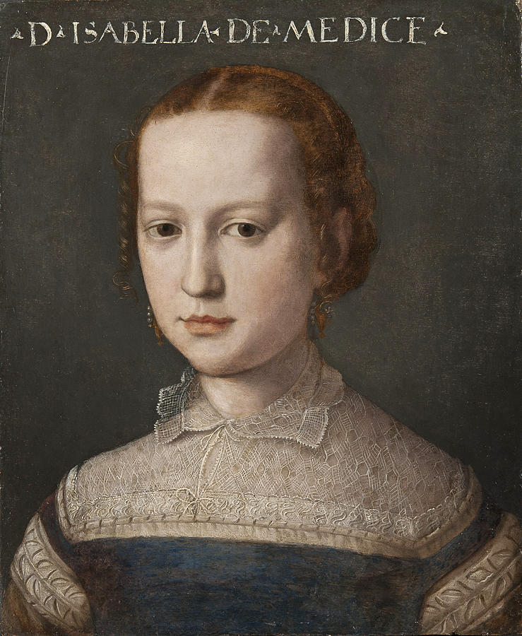 Isabella de Medici  Painting by Attributed to Bronzino