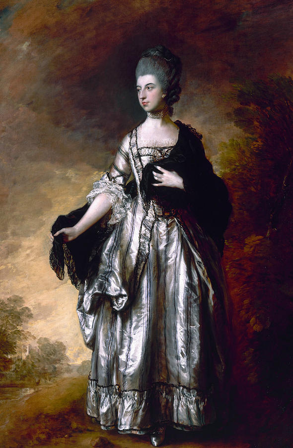 Isabella Viscountess Molyneux later Countess of Sefton Painting by Thomas Gainsborough