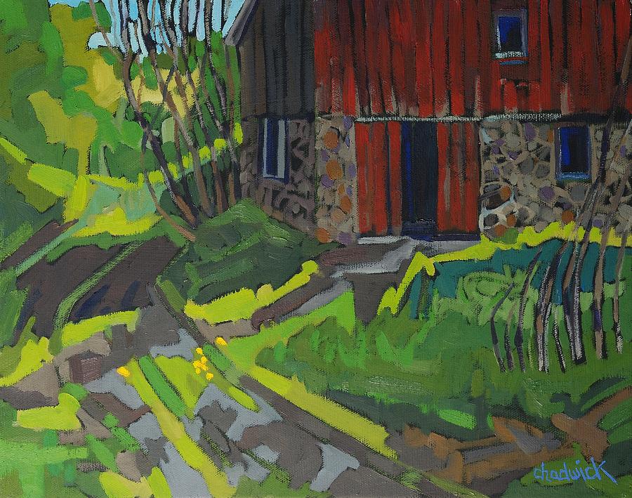 Isaiah Tubbs Barn Painting by Phil Chadwick