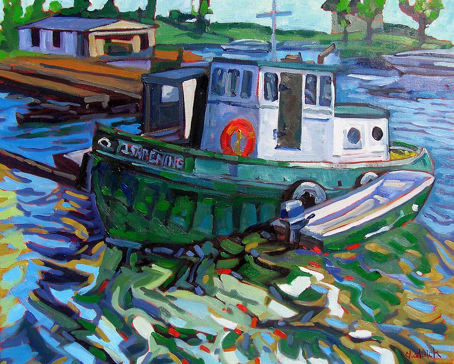 Ishpeming Painting - Ishpeming by Phil Chadwick Ishpeming Painting - Ishpeming by Phil Chadwick