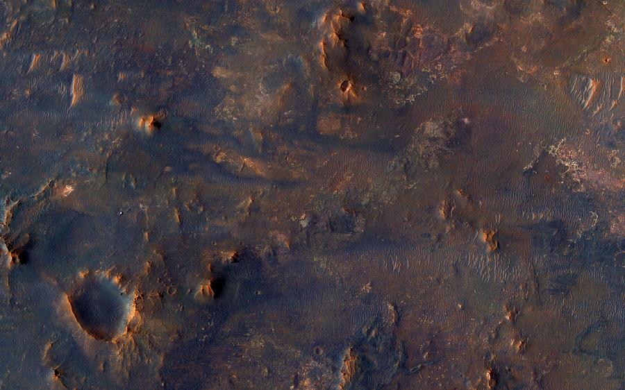 Isidis Basin Ejecta Painting by Celestial Images