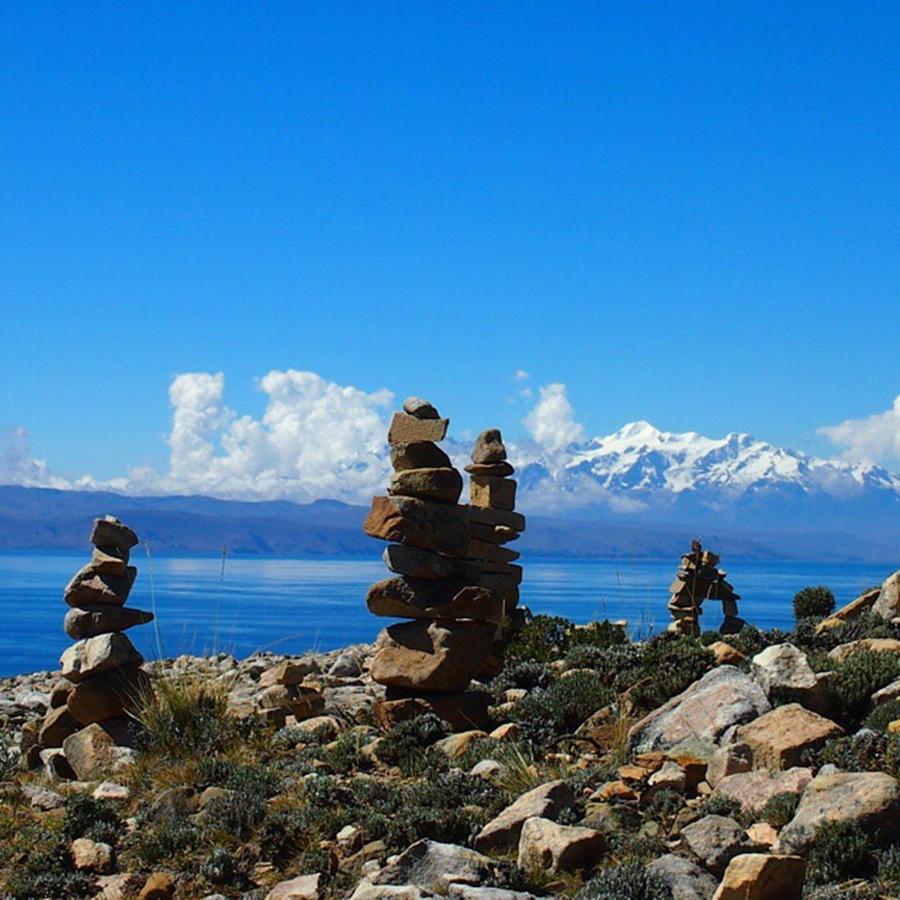 Travel Photograph - Isla Del Sol On Lake Titicaca. Anyone by Dante Harker