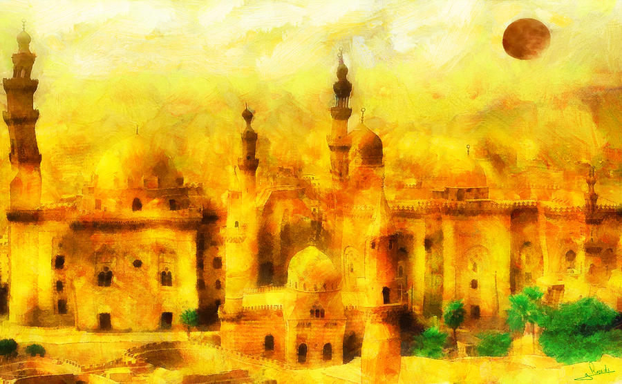 Islamic Cairo Painting by George Rossidis