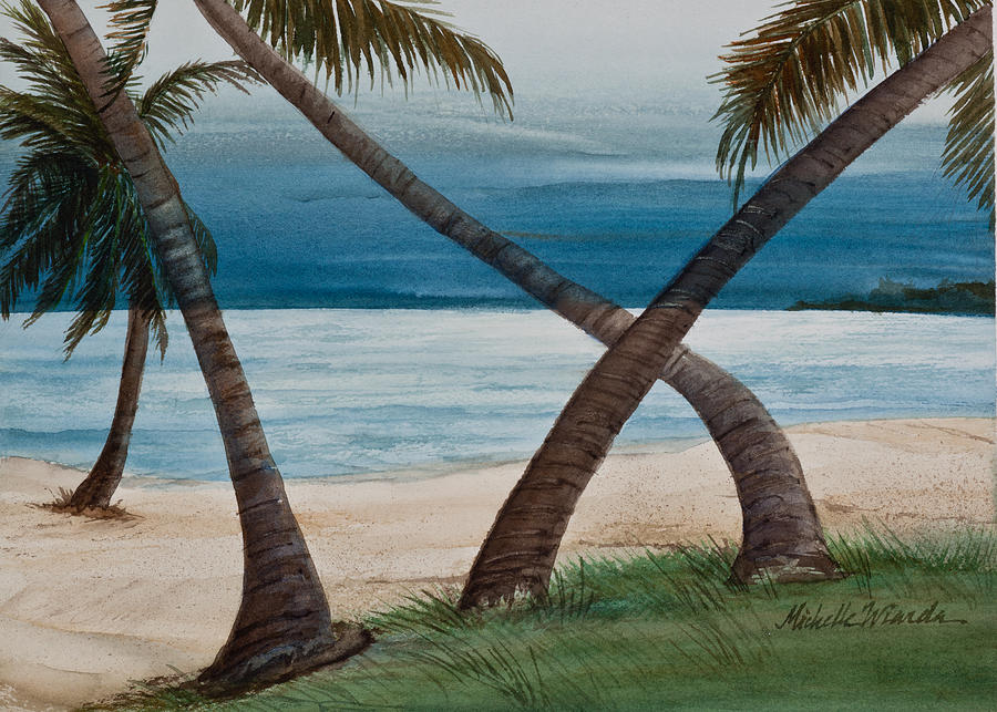 Islamorada Thunderstorm Watercolor Painting by Michelle Constantine