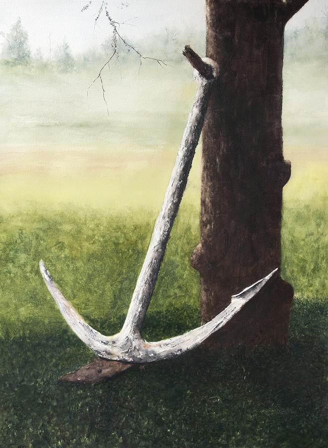 Still Life Painting - Island Anchor by Jimmy Magouirk