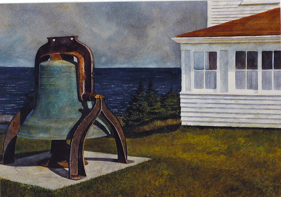 Monhegan Painting - Island Bell by Tyler Ryder