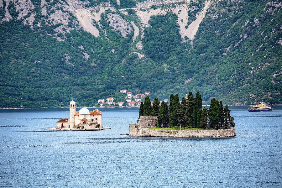 Island Church on Montenegro Photograph by Darryl Brooks