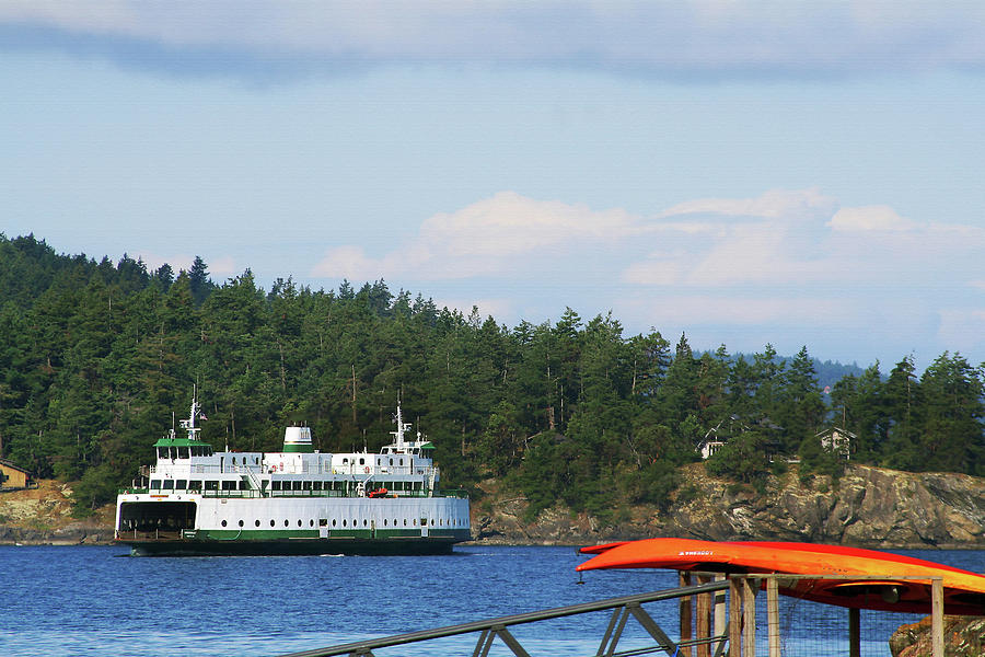Island Ferry Photograph by Art Block Collections