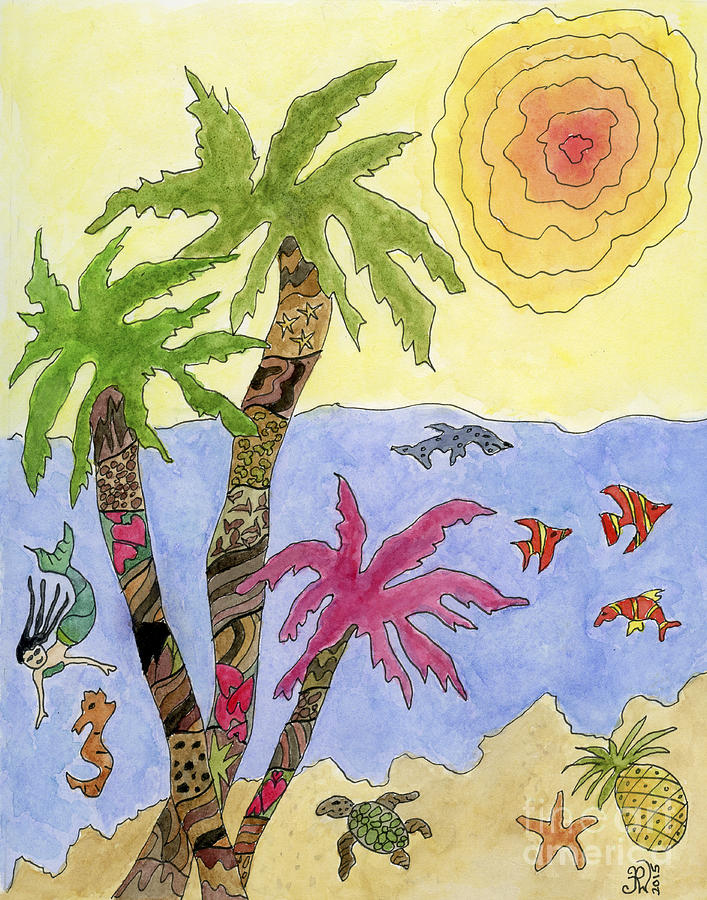 Island Fever Painting by Paula Joy Welter