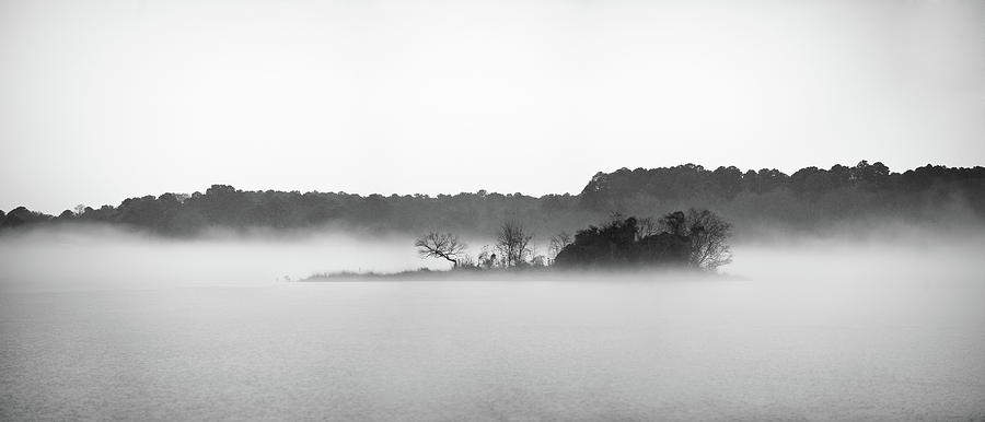 Island In The Fog Photograph by Todd Aaron