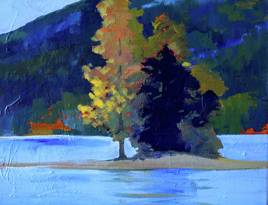 Island Painting by Nancy Merkle