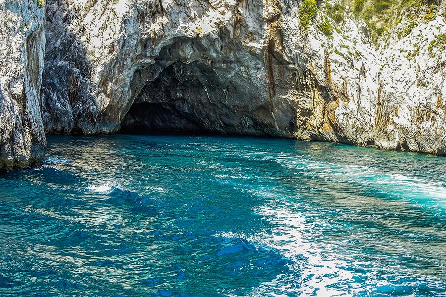 Island of Capri Grotto Photograph by Marilyn Burton