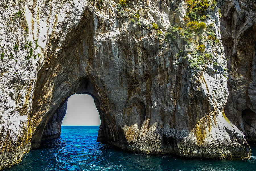 Island of Capris Faraglioni Rocks Photograph by Marilyn Burton