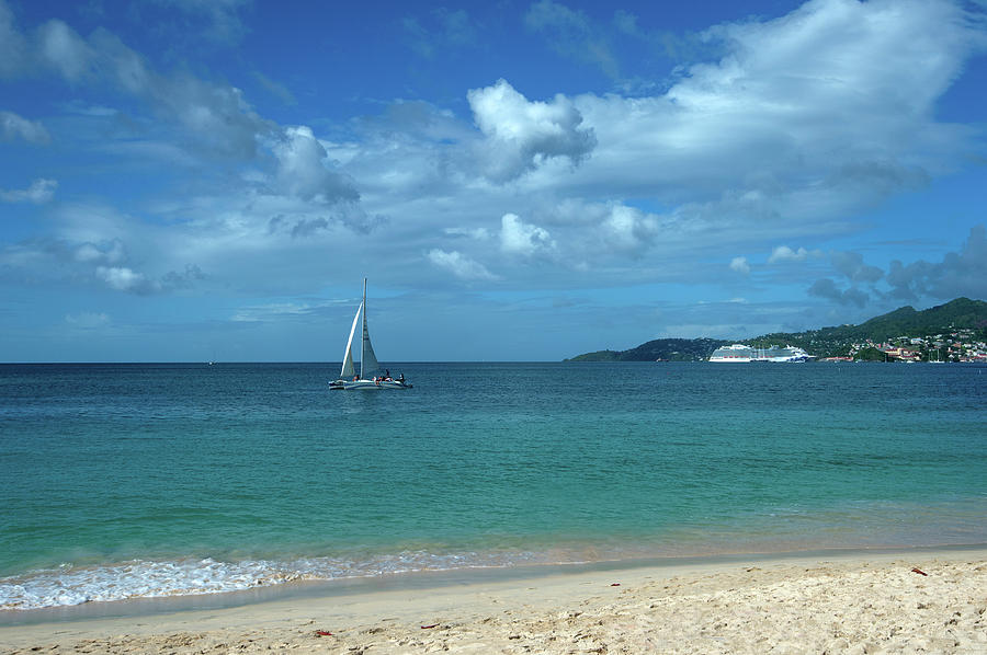 Beach Photograph - Island of Grenada by Alida Thorpe