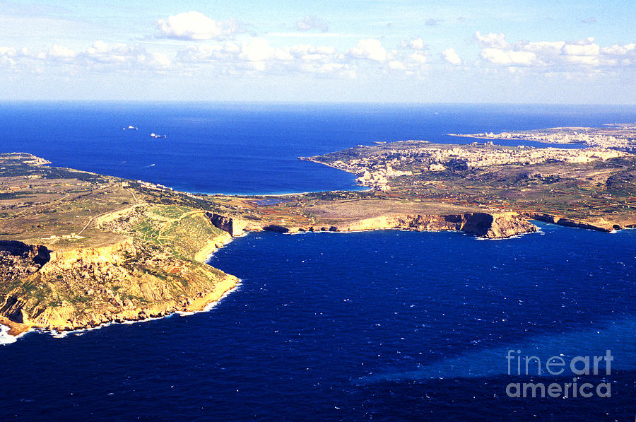 Island of Malta Aerial View Photograph by Thomas R Fletcher