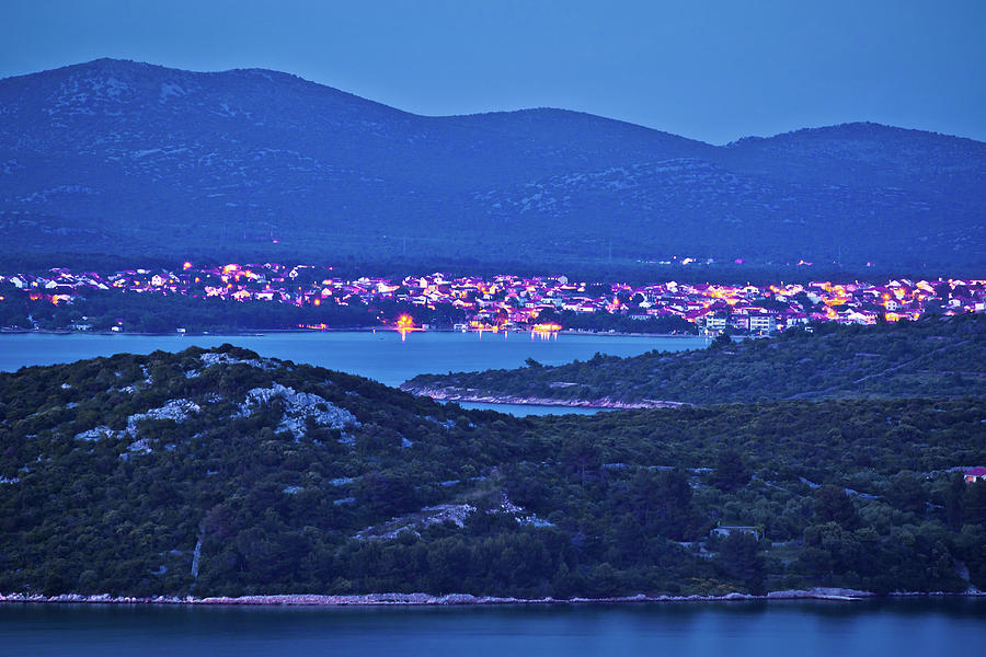 Island of Murter and Tisno evening view Photograph by Brch Photography