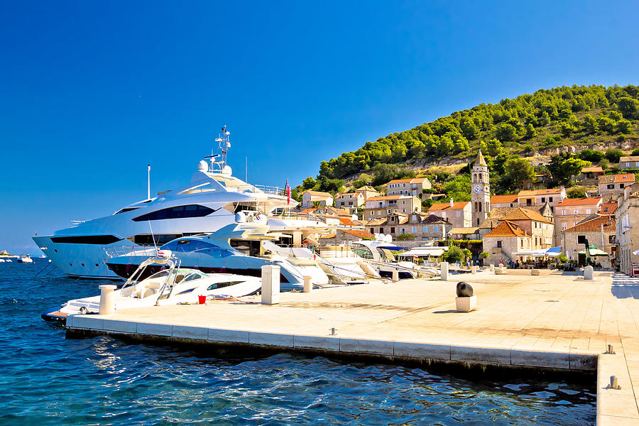 Island of Vis yachting waterfront view Photograph by Brch Photography