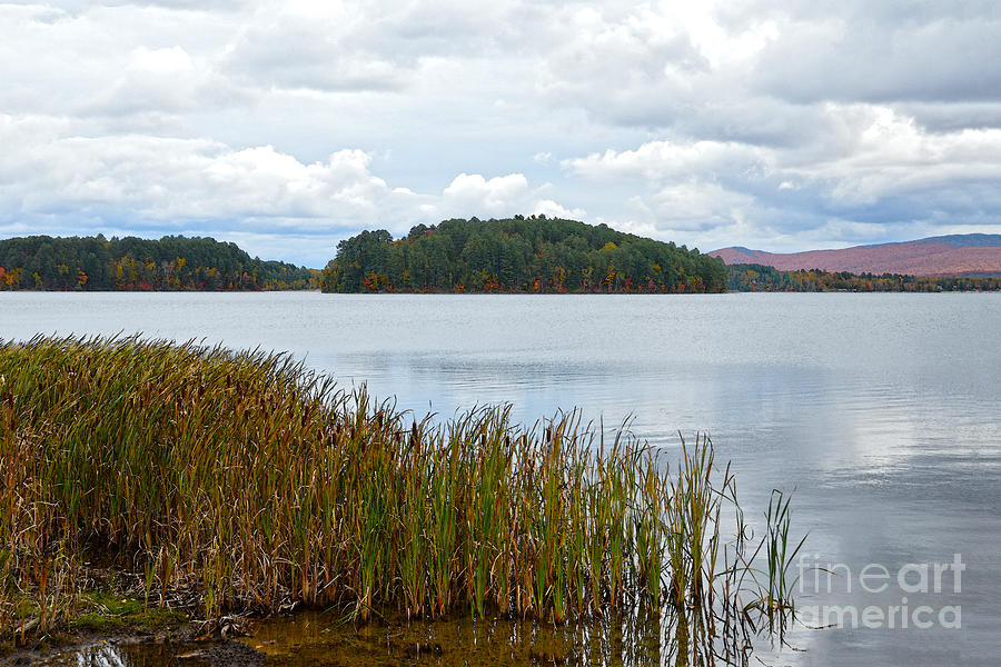 Island Pond Vermont in Autumn Photograph by Catherine Sherman