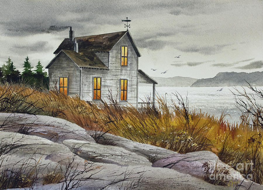 Island Retreat  Painting by James Williamson