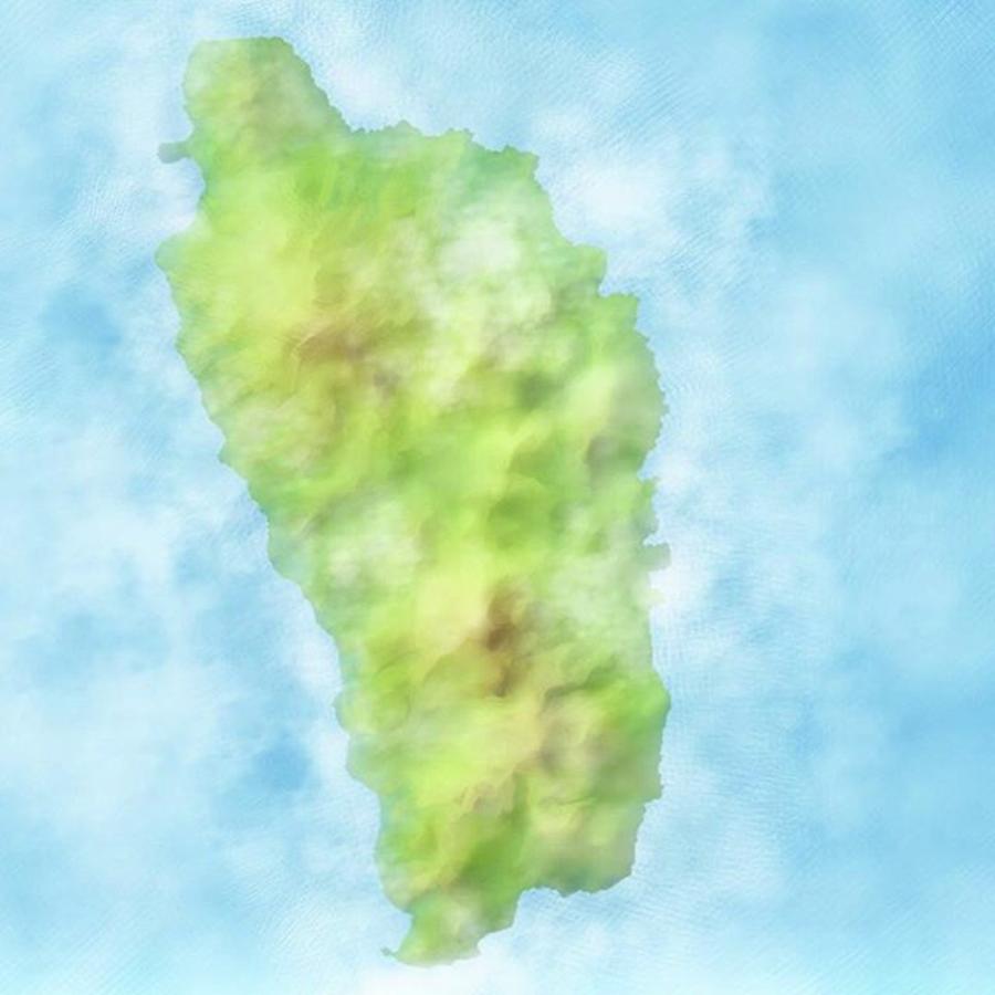 Map Photograph - Island Study 1 #dominica #carribbean by Steven Gordon