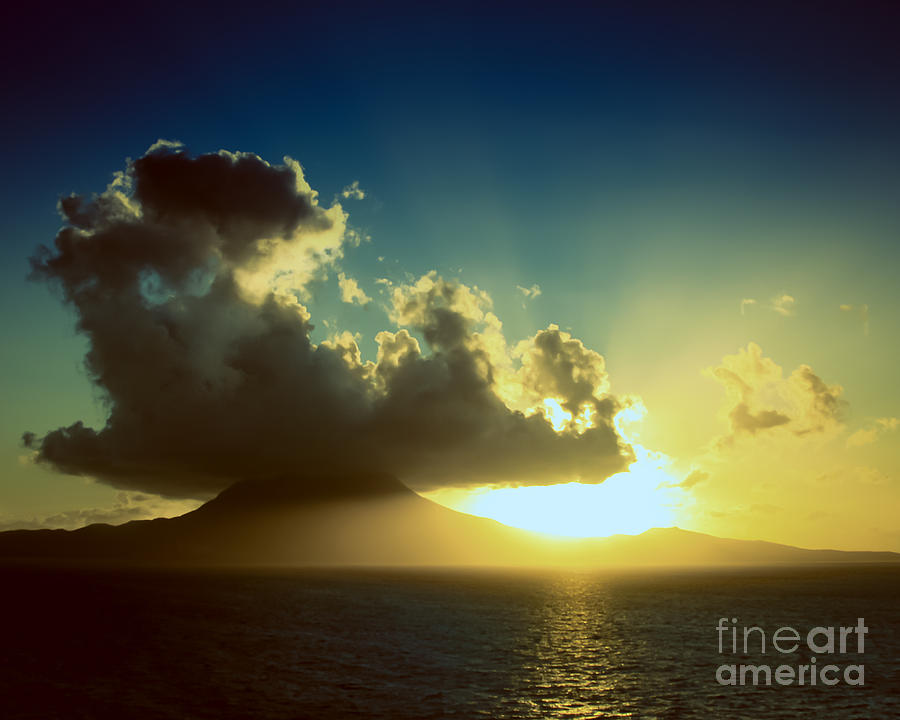 Island Photograph - Island Sun by Perry Webster