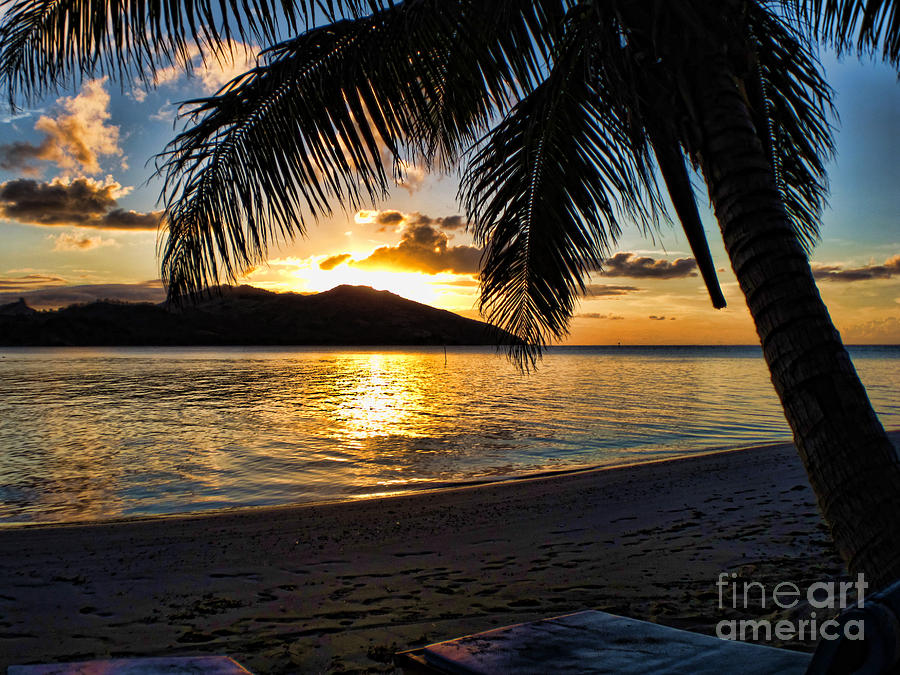 Sunset Photograph - Island Sunset by Brian Governale