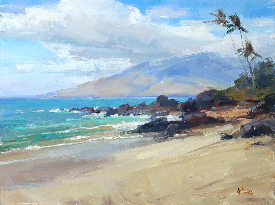 Beach Painting - Island View by Jenifer Prince