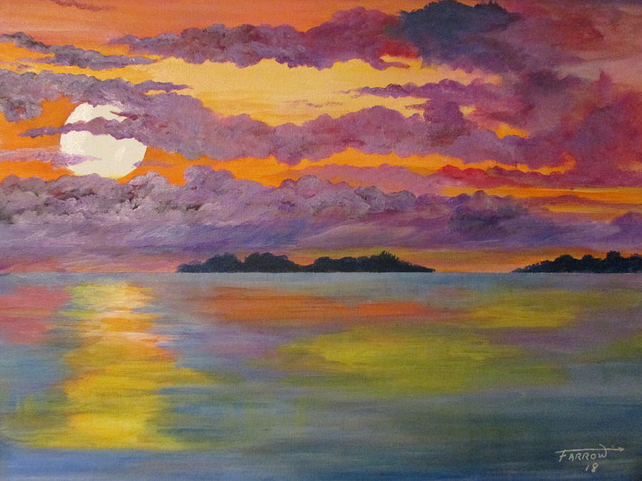 Islands of Delight Painting by Dave Farrow