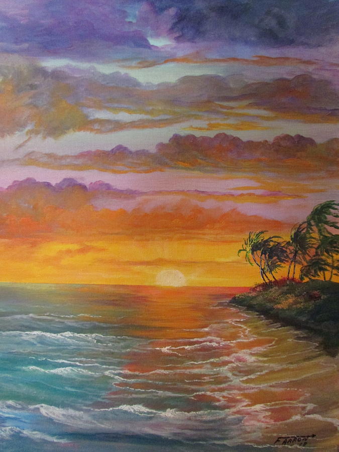 Islands of Delight III Painting by Dave Farrow