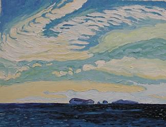 Islands Summer Morning Painting by Alfred Muma