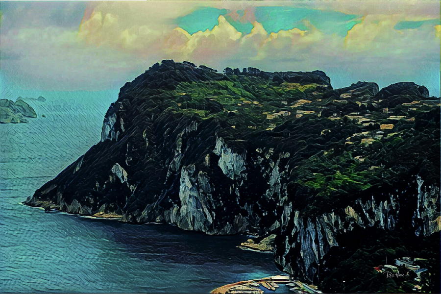 Isle of Capri Italy Painting by Russ Harris