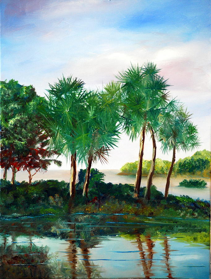 Isle of Palms Painting by Phil Burton